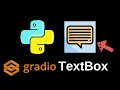 How To Create A TextBox Python Gradio Tutorial 2