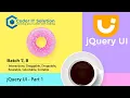 jQuery UI - Part 1