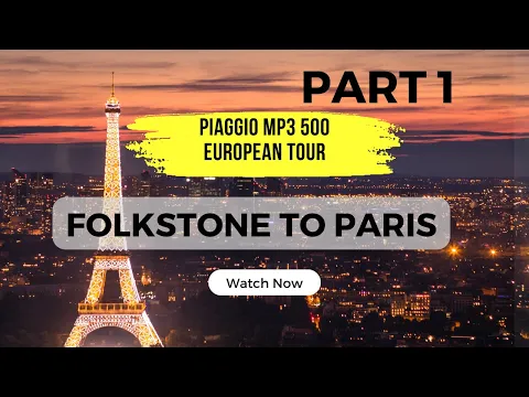 Download MP3 Piaggio MP3 500 + BMW GSA European Tour - Folkestone to Paris - Part 1