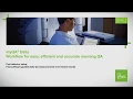 myQA Daily clinical application 1-Min Setup Morning QA workflow