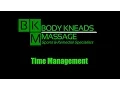 Time Management - Massage Business Tips