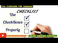 How to Use Excel Checkboxes to manage task Interactive Checklists Reports