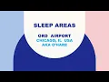 ORD aka O Hare Chicago IL USA Airport Sleep Areas