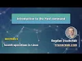 Linux Tutorial 34 Introduction to the Find command
