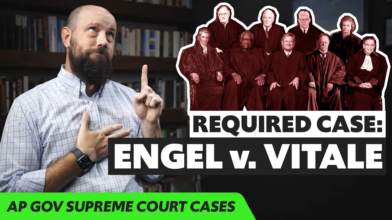 Engel v. Vitale (1962) AP Gov Required Supreme Court Case