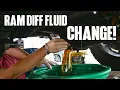 5th Gen Ram 1500 Differential Rear Fluid Change 2019 2020 2021 2022