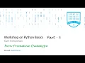 List Tuple Sets and Dictionary non primitive datatype in Python - Part 5