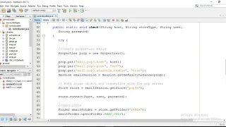 shutdown your computer from email using java program Applied java series part-4