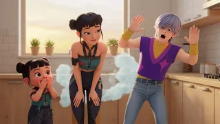 fart competition in mystery s house kpop demon hunters