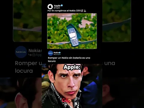 Apple subestimó a Nokia 💀