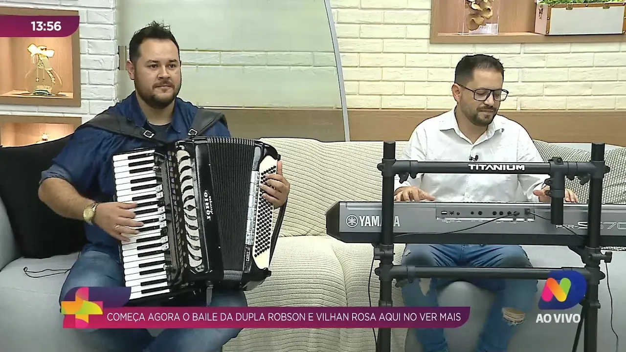 No Clima do Fim de Semana: A Dupla Robson e Vilhan Rosa agita o Ver Mais!