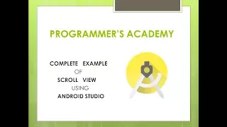 Android scrollview example
