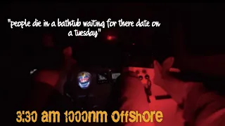 A conversation in the middle of the Atlantic ocean @ 330am