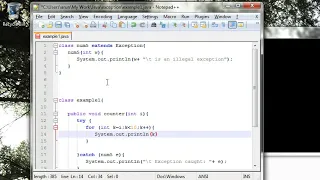 Learn Java in Hindi 32 User Defined Exceptions YouTube