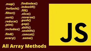 JavaScript Array Methods Crash Course