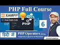 6 PHP Operators String Assignment Logical Inc Decrement PHP with MySQL PHP Programming