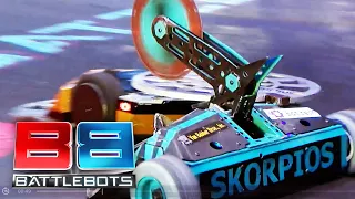 Download CAN ROTATOR SURVIVE THE STINGER | Skorpios vs Rotator | BattleBots MP3