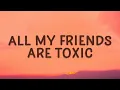 [1 HOUR 🕐] BoyWithUke - Toxic (Lyrics) | All my friends are toxic
