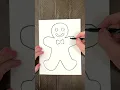 Draw a Gingerbread Man