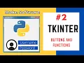 Tkinter Buttons and function in Hindi Python in Hindi how to make software in Python