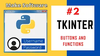 Tkinter Buttons and function in Hindi Python in Hindi how to make software in Python