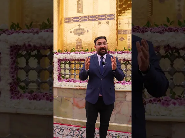 ⁣إزاحة الستار عن رائعة من روائع فن العمارة الإسلامية وتحفة علوية  #إيوان_الذهب