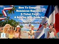 How to Fill Dominican Republic s E-Ticket Form for MULTIPLE Travelers in 2026