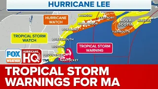 Tropical Storm Warnings Up For Coastal Massachusetts As Hurricane Lee Looms