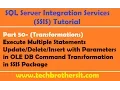 SSIS Tutorial Part 50 - Execute Multiple DMLs with Parameters in OLE DB Command Transformation