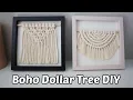 DIY Framed Macrame Wall Hanging 2 Designs