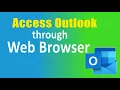 Login Outlook through Web browser