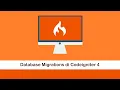 Database Migrations in Codeigniter 4