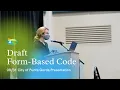 Form-Based Code Draft Presentation