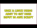Unix Linux Using ARGV to get user input in Awk script