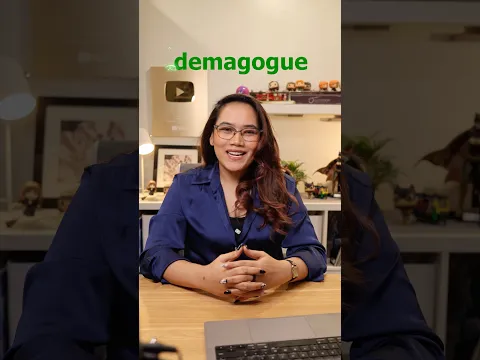 What is a DEMAGOGUE? 🤔 #learnwithlyqa #cse #english #vocabulary #wordoftheday
