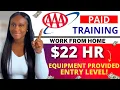 AAA WORK FROM HOME Work From Home Jobs Remote Jobs Paid Training