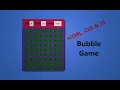 HTML CSS JS CREATE BUBBLE GAME