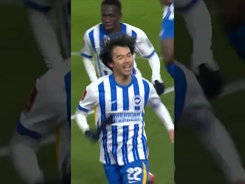 Kaoru Mitoma LOVES a goal against Chelsea! 😮‍💨