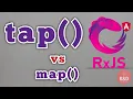 RxJs tap operator with examples tap vs map