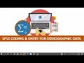 SPSS Data Coding and Entry for Demographics Williams Osei sirafrica4378