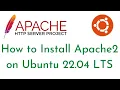How to Install Apache2 on Ubuntu 22 04 LTS Setup Virtual Host in Apache Web Server in Ubuntu 22 04