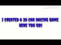 2D car racing game with Java programming simple and easy For beginners and advanced learners
