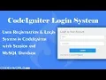 User Registration and Login System in CodeIgniter