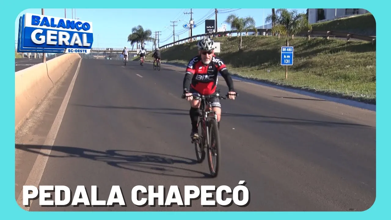 Projeto Pedala Chapecó será realizado no primeiro e terceiro domingo de cada mês