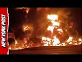 'Massive Drone Strike' Sends Ukraine Energy Facility into a Blazing Inferno