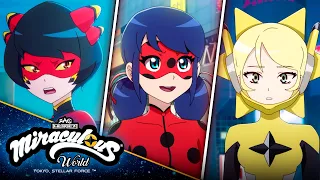 MIRACULOUS WORLD | ⭐ KOMPILATION #1 - AKTION 🗼 | Tokio, Stellar Force