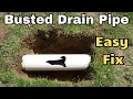 How to Fix a Hole in a PVC Drain Pipe Low Pressure Line