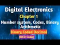 12th std Digital Electronic chapter1 Number System Codes Binary Arithmetic Binary Coded Decimal
