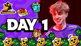 🔥WIELKI FINAŁ CHALLENGERS BRAWL STARS - DZIEŃ 1🔥 KIBICUJEMY POLAKOWI🇵🇱