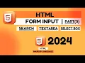 HTML Tutorial Search Text Area Select Box - 2024